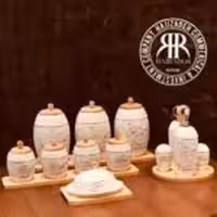 EMBICO ام بی کو    پاسماوری 14 پارچه روکا گرد ماربل  4064C