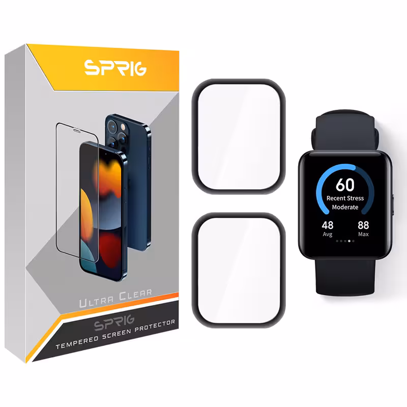 محافظ صفحه نمایش نانو اسپریگ مدل SPG مناسب برای ساعت هوشمند شیائومی Redmi Watch 2  بسته دو عددی