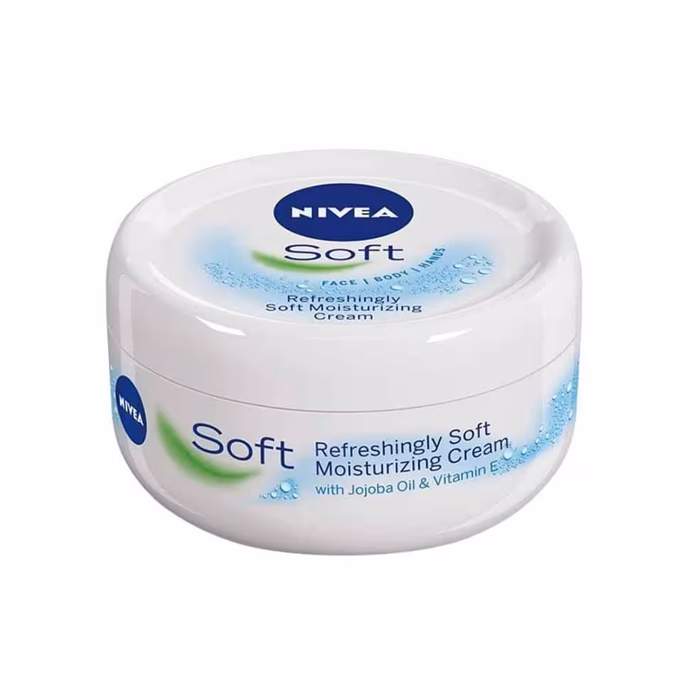 کرم نیوا سافت Nivea Soft دست و صورت و بدن حجم 100 میل