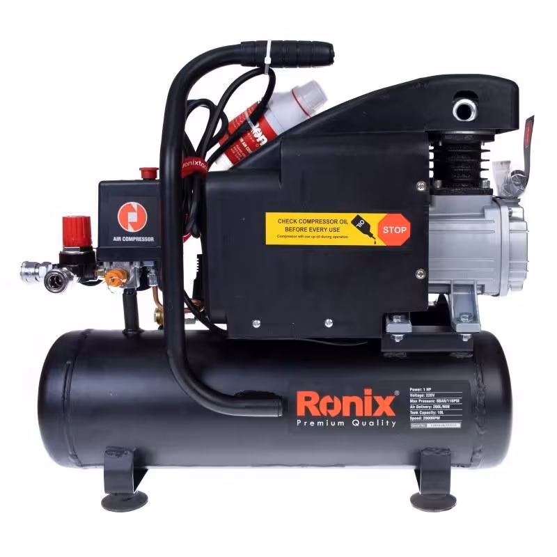 کمپرسور باد 10 لیتری رونیکس مدل  RC-1010 همراه کارت گارانتی شرکت  رونیکس