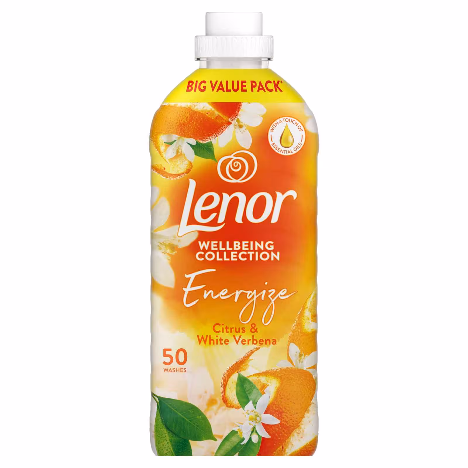 مشخصات، خرید و قیمت نرم کننده فابریک لنور Citrus White رایحه مرکبات حجم 1.650 لیتر ⭐️ ویان مارکت
