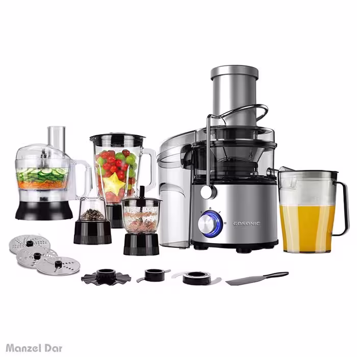 آبمیوه‌گیری و غذاساز 10 کاره گوسونیک مدل GFP-730