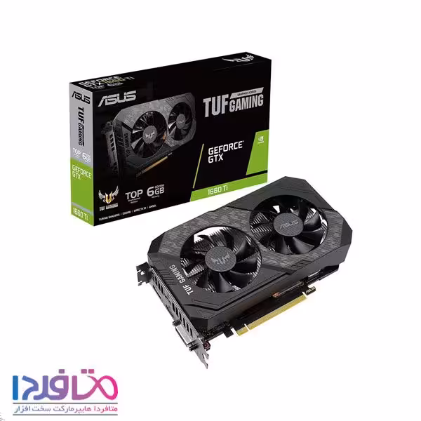 کارت گرافیک ایسوس مدل GTX1660TI TUF T6GB EVO GAMING