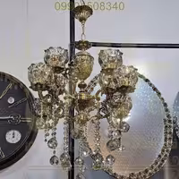 لوستر برنزي دوگل 6 ش کوچک