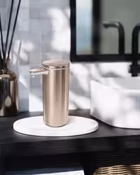 پمپ صابون مایع سنسور دار سیمپل هیومن رزگلد simplehuman Rechargeable Sensor Soap Pump, Rose Gold