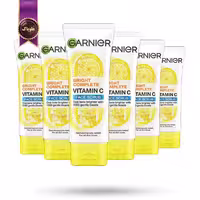 6 عدد اسکراب شستشو صورت گارنیر Garnier مدل ویتامین سی Vitamin C حجم 100 میلی لیتر (اورجینال)
