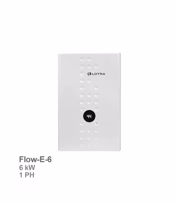 آبگرمکن برقی تکفاز بدون مخزن لوترا مدل Flow-E-6
