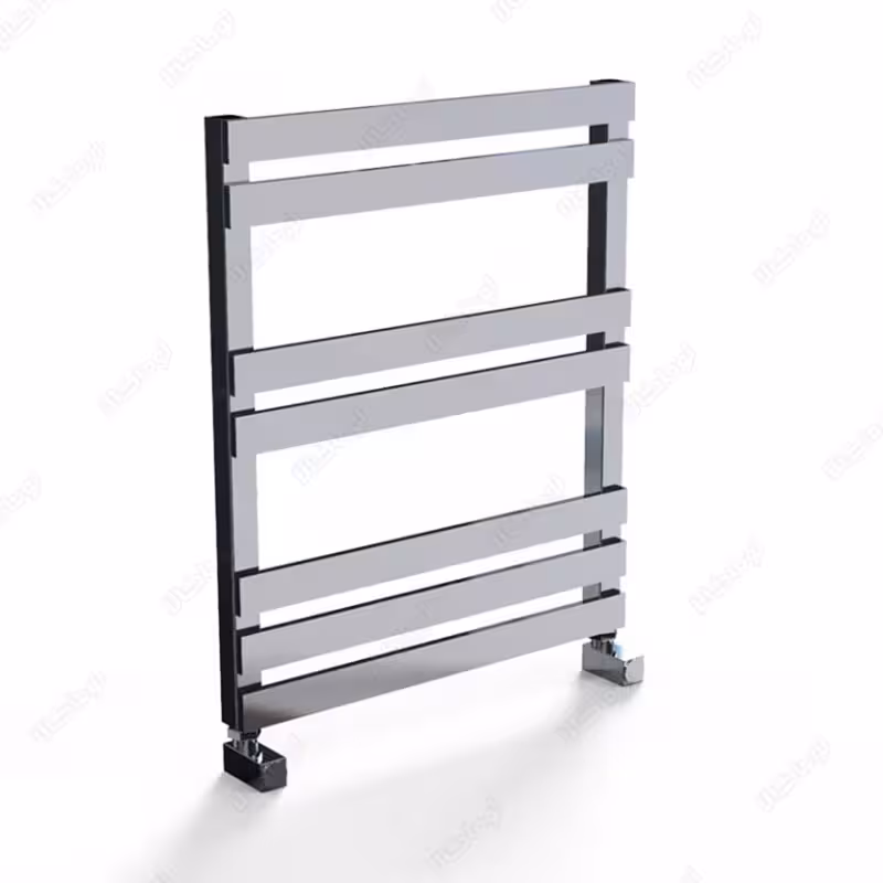 حوله خشک کن استیل فلت رو کار کروم 75