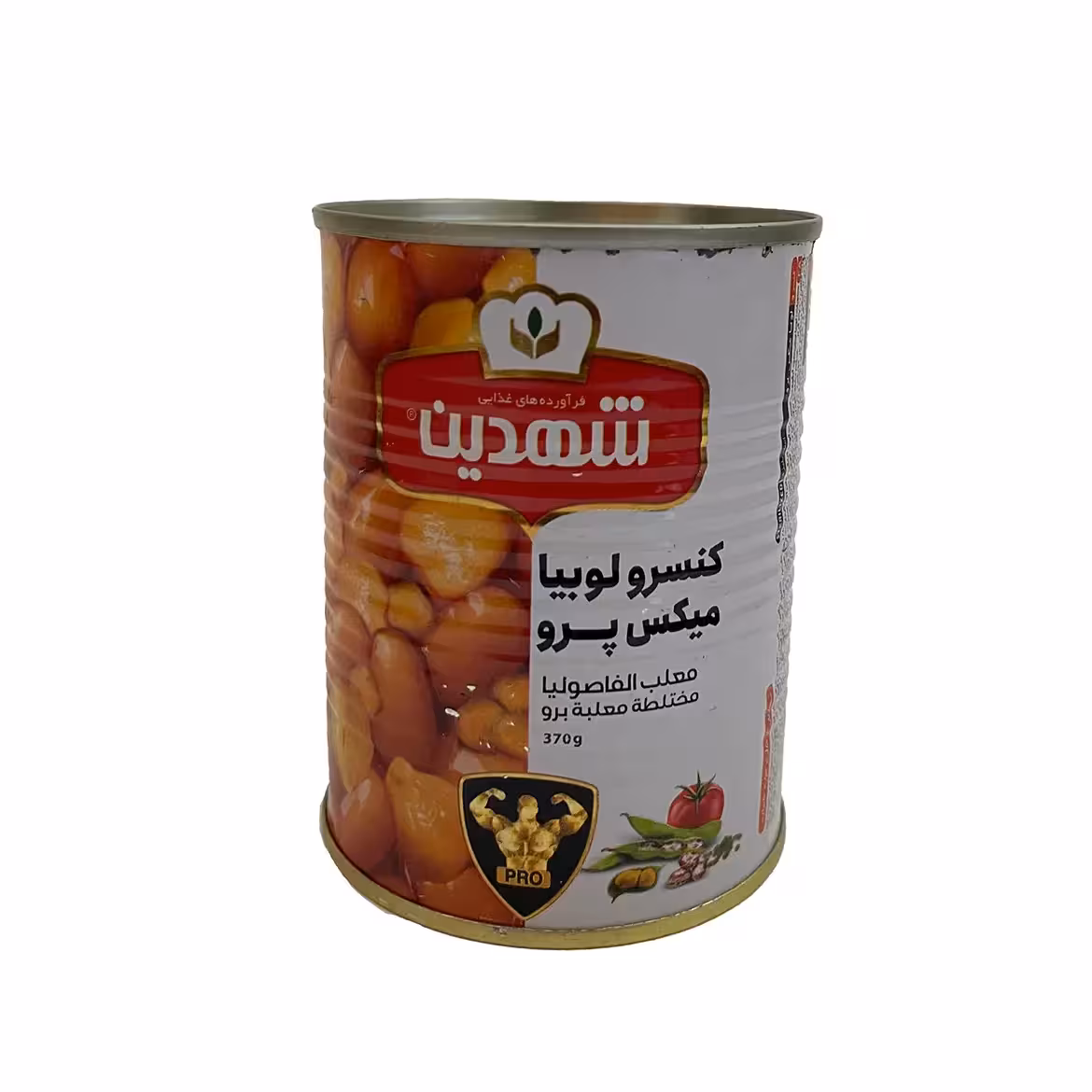 کنسرو لوبیا میکس شهدین