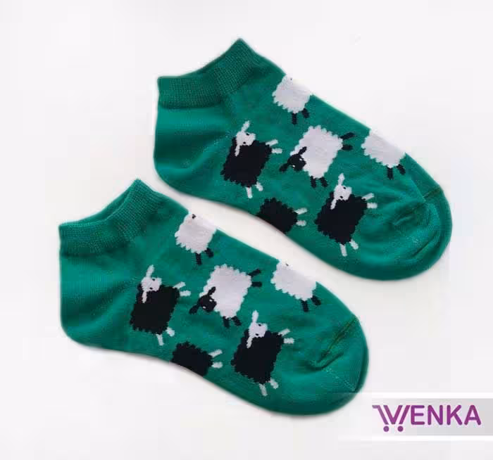 جوراب مچی طرح به به ای