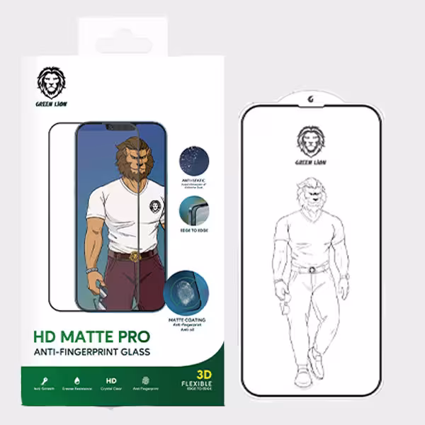 محافظ صفحه نمایش مات گرین مدل HD MATTE PRO مناسب برای گوشی موبایل اپل IPhone 13 Pro Max