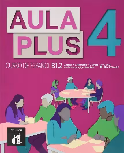 کتاب ( Aula Plus 4 ( B1.2 (چاپ رنگی)