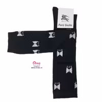 جوراب ساقدار مشکی بلند طرح بی تی اس