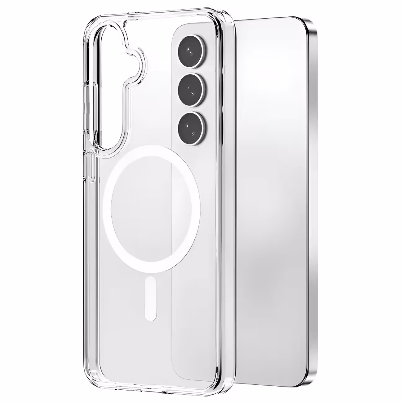 قاب مگنتی گوشی سامسونگ Galaxy S25 PLUS ویوو wiwu ISHIELD PRO - شفاف