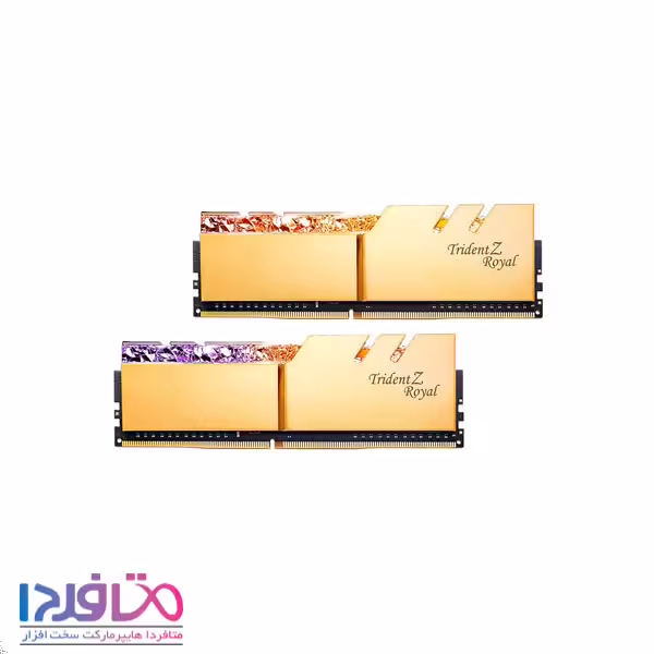 رم جی اسکیل 16 گیگابایت دو کاناله مدل Trident Z Royal RG فرکانس 3200 مگاهرتز