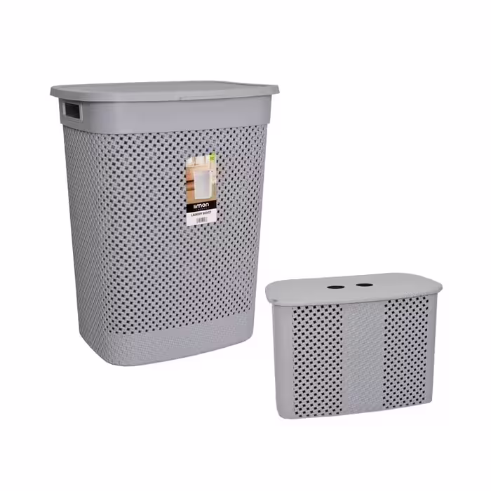 سبد رخت چرک لیمون کد 2136 مجموعه 2 عددی