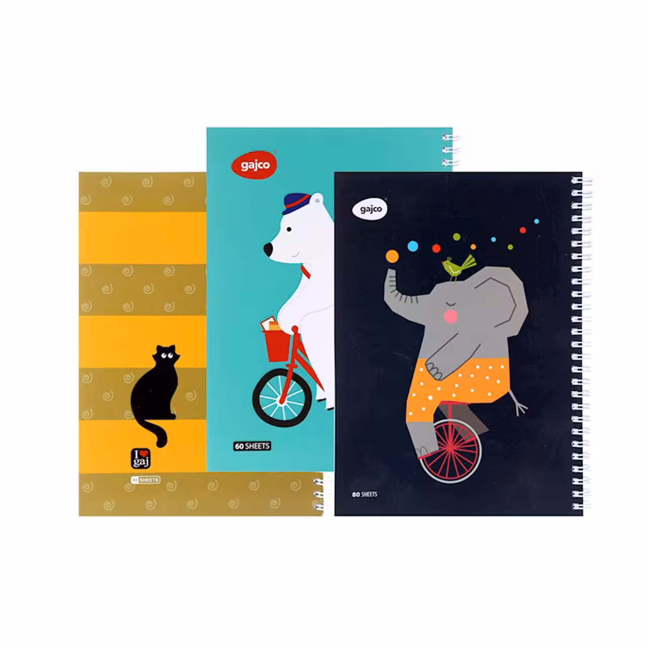 دفتر سیمی گاجکو 60 و 80 برگ