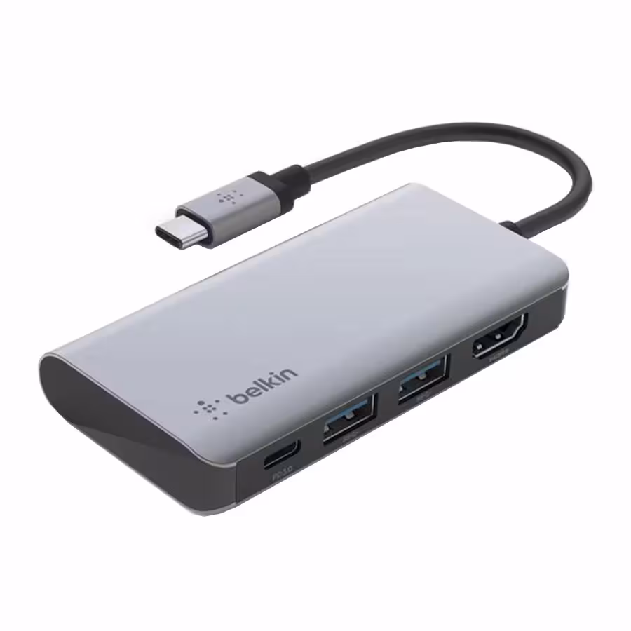 هاب مبدل 4 پورت Type-C بلکین AVC006btSGY