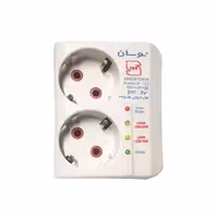 محافظ 2 پریز صوتی و تصویری نوسان الکتریک مدل K-122