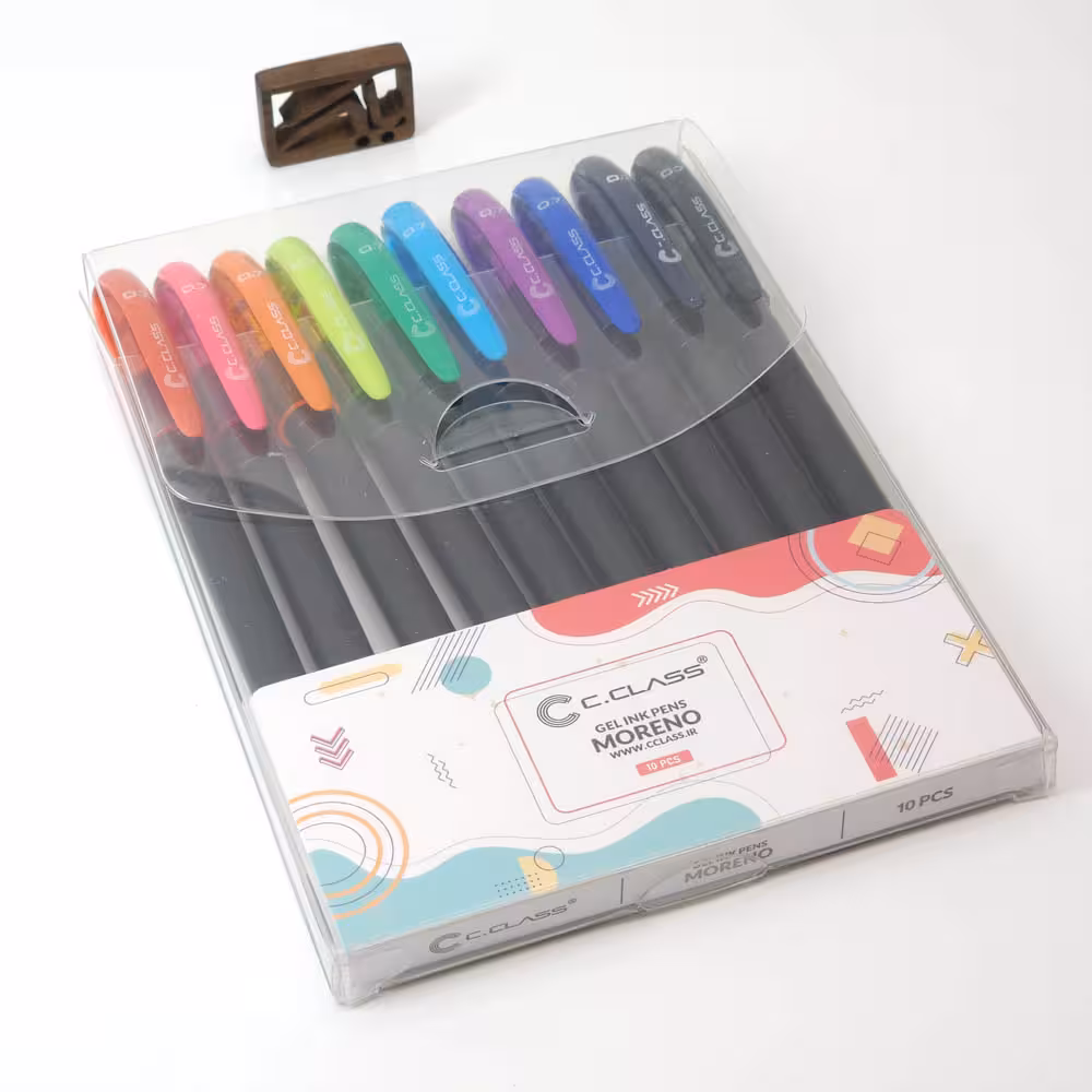 سی کلاس روان نویس مورنو رنگی 10 عددی C.Class Moreno G-SOO20 – PB10 0.7 mm