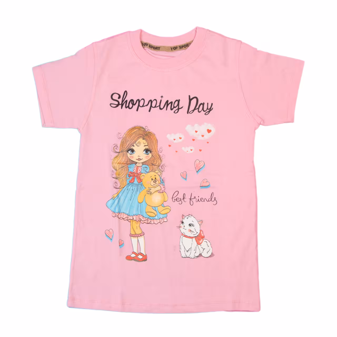 تیشرت دخترانه کد 411