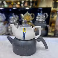 کتری و قوری گرانیتی سوییت لایف اصلی Leimano & Sweet Life مدل SL_6560 طوسی