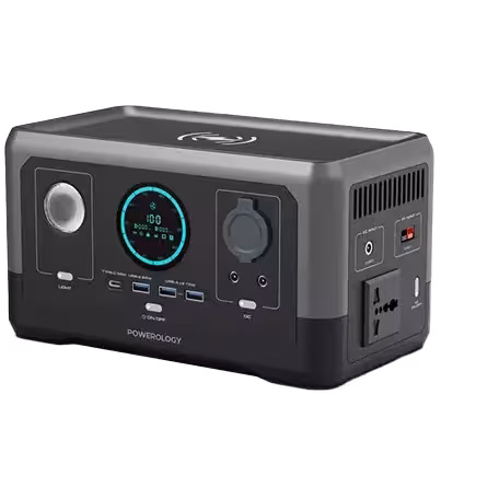 پاورژنراتور 300 وات پاورولوژی Powerology Portable Power Generator Fast Charging 76800mAh 300W PPBCHA40