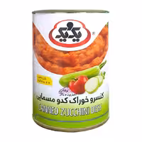 کنسرو خوراک کدو مسمایی یک و یک 415 گرمی