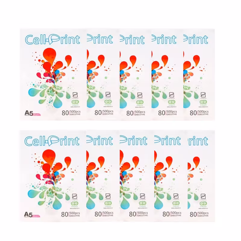 کاغذ A5 سل پرینت کد 03 بسته 5000 عددی | چاوه