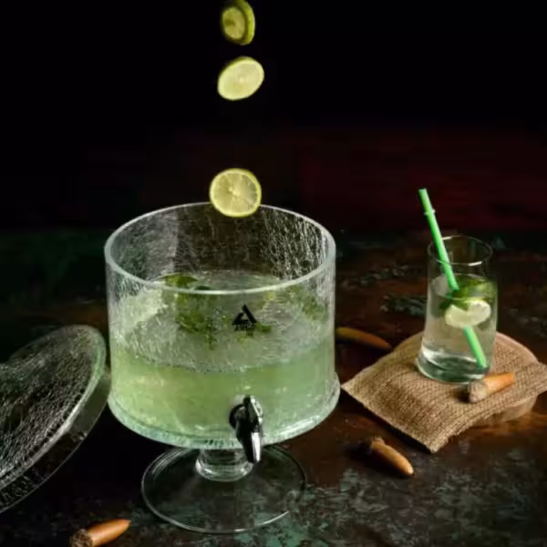 کلمن شیشه ای تمام بلور الماس 4 لیتر آرکو