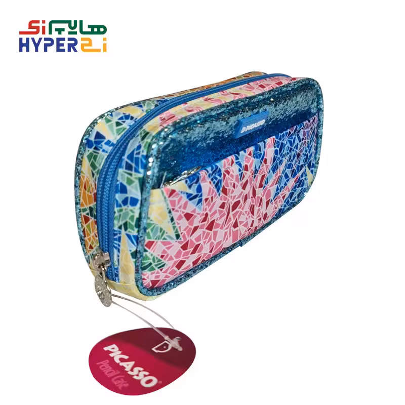 جامدادی پیکاسو G4 طرح کاشی 4 پولک دارPicasso