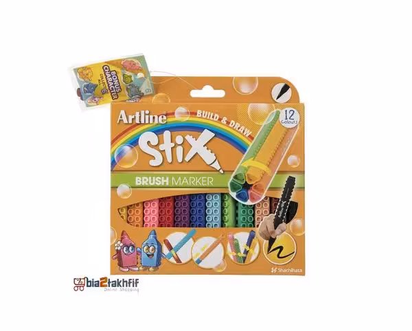 ماژیک رنگ آمیزی 12 رنگ آرت لاین