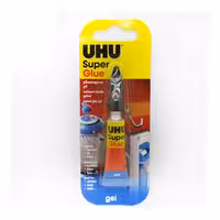 چسب ژل قطره ای سوپرگلو اوهو 2گرمی UHU super glue gel 2g