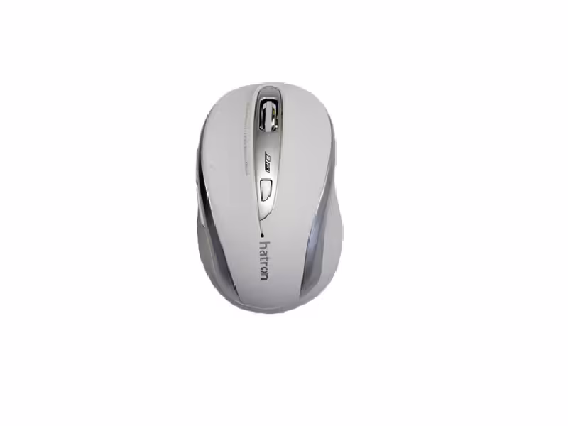 ماوس هترون مدل HMW120 SL ( سفید / مشکی)