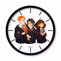 ساعت دیواری راویتا مدل هری پاتر کد 3356  در رنگ های مشکی و سفید 