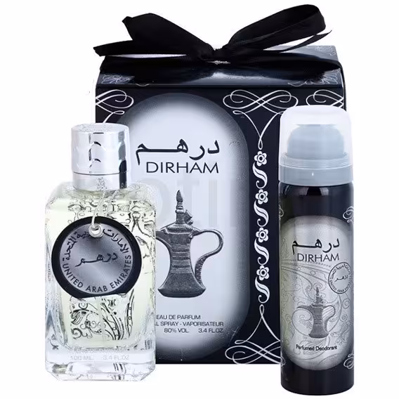 ادکلن درهم نقره ای ارض الزعفران: عطر مشترک خنک و آروماتیک، مناسب چهار فصل