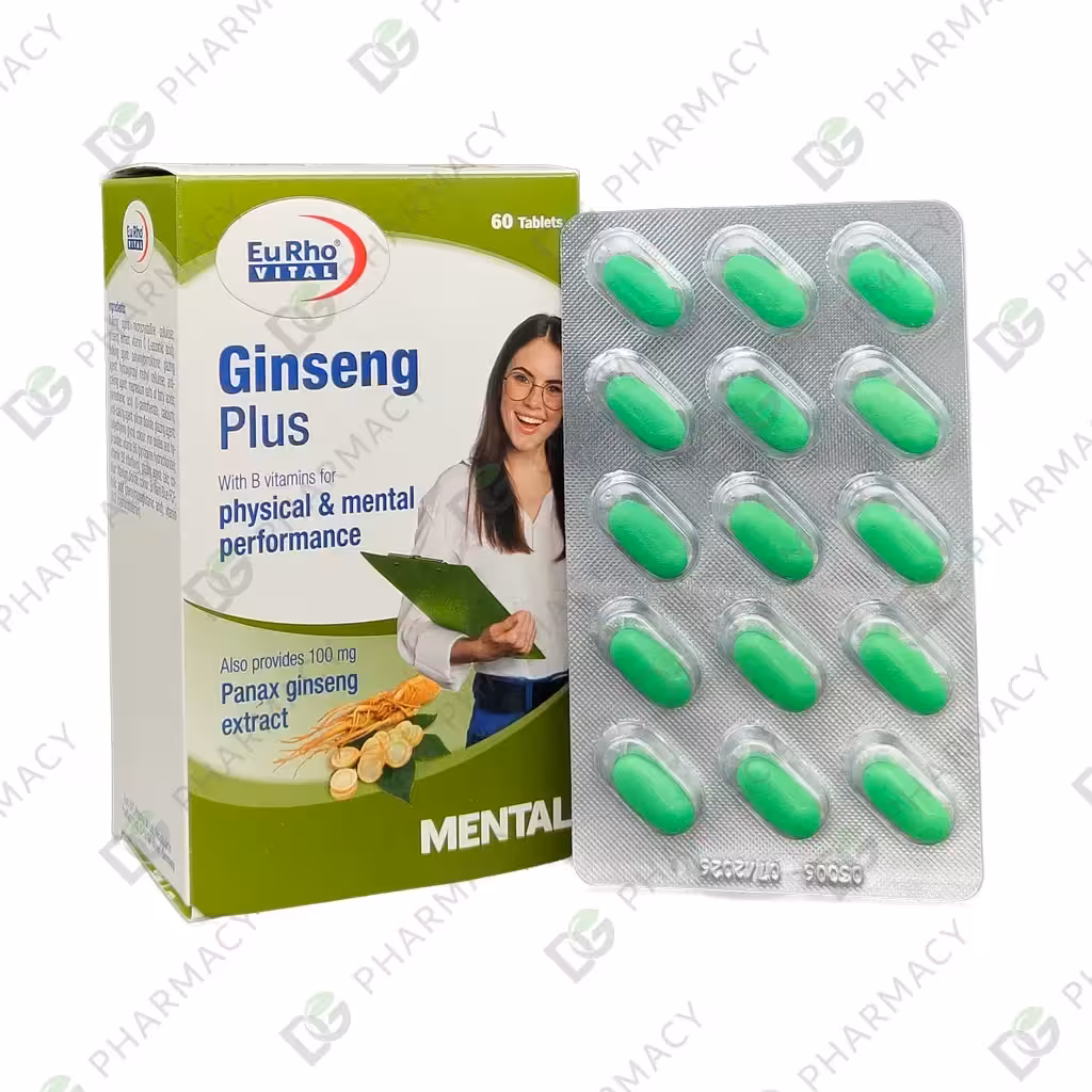 قرص جینسینگ پلاس یوروویتال دیجی فارماسی