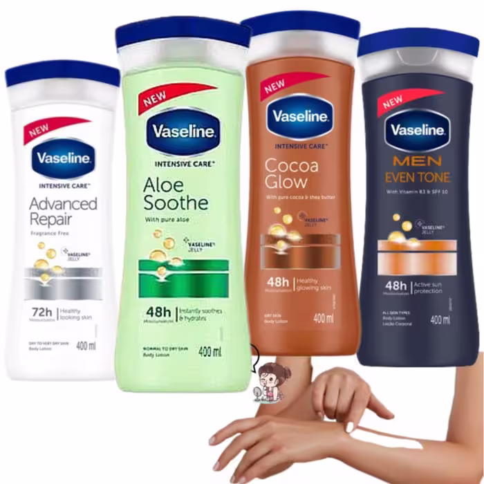 لوسیون بدن اورجینال وازلین 400ml