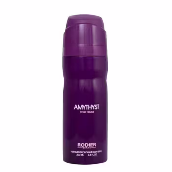 اسپری بدن زنانه رودیر مدل آمیتیس Amythyst حجم 200 میلی لیتر