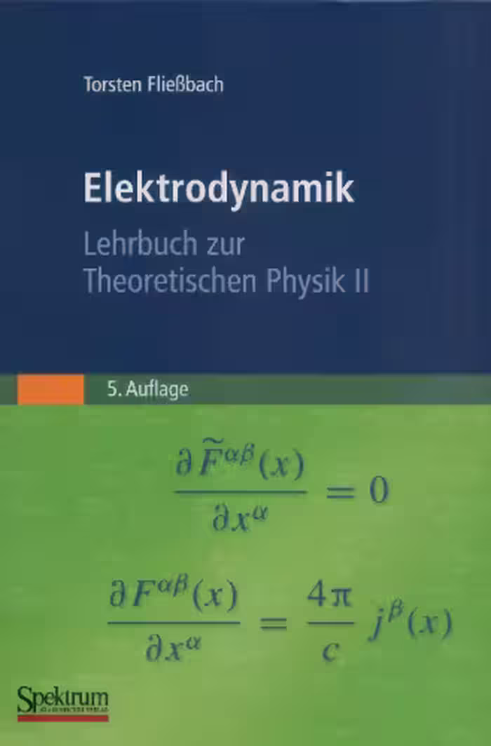خرید و دانلود نسخه کامل کتاب Elektrodynamik