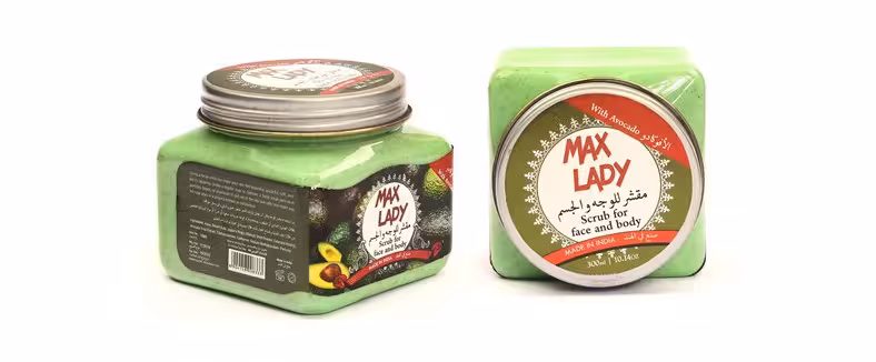 اسکراب شنی صورت و بدن آواکادو مکس لیدی Max Lady