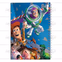 دفتر مشق کارتون داستان اسباب بازی ها