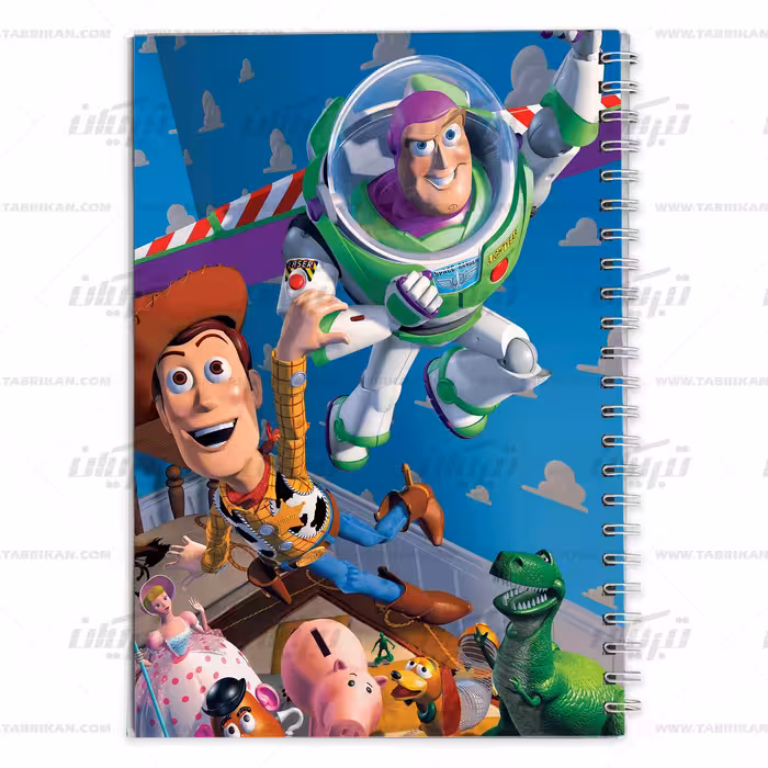 دفتر مشق کارتون داستان اسباب بازی ها