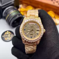 ساعت مردانه فول نگین رولکس Rolex