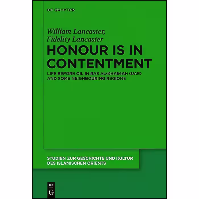 کتاب زبان اصلی Honour is in Contentment اثر William Lancaster