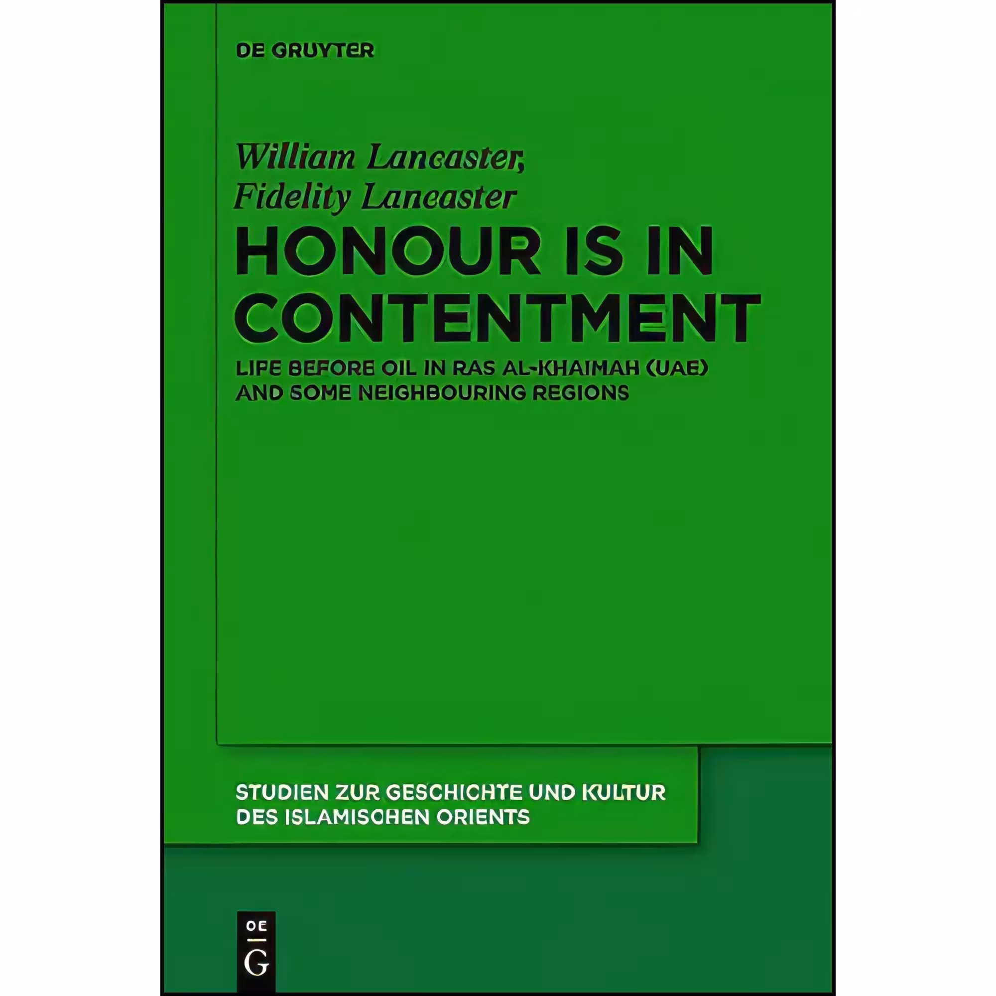 کتاب زبان اصلی Honour is in Contentment اثر William Lancaster