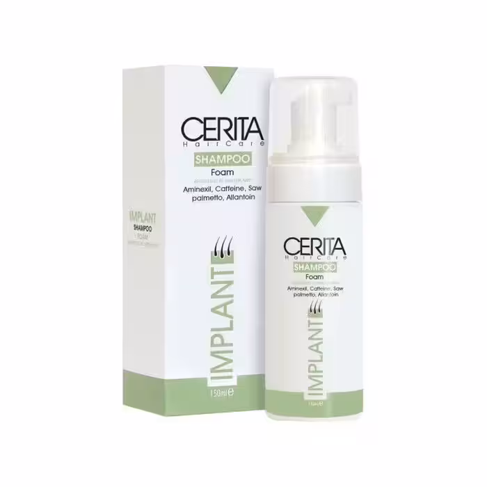 شامپو فوم کاشت مو سریتا حجم 150 میلی لیتر