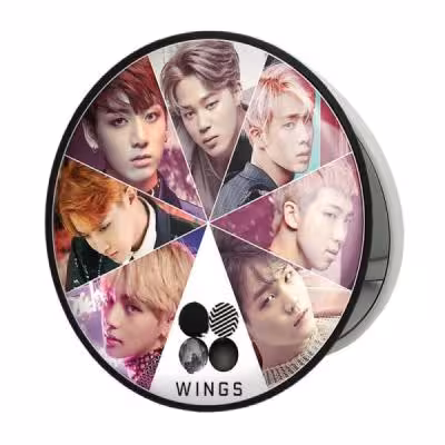 آینه جیبی خندالو طرح گروه اکسو EXO مدل تاشو کد 1032