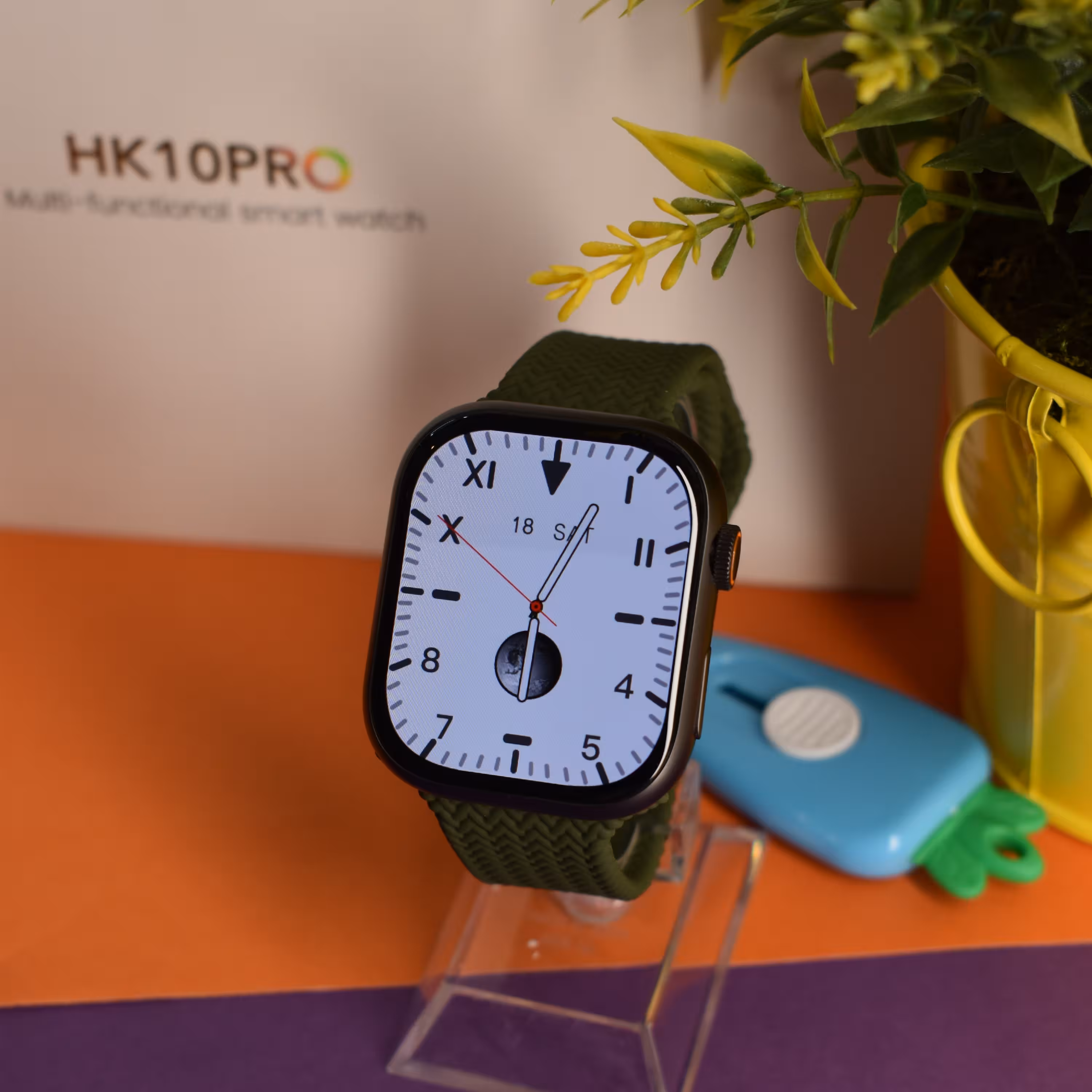 ساعت هوشمند HK10 pro نسخه اصلی هوش مصنوعی دوبند  تتانیوم