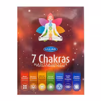 عود دست ساز هندی هفت چاکرا 7Chakras برند ULLAS حاوی هفت بسته عود